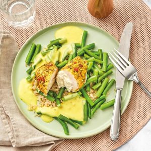 11079_Kipfilet_roomkaas_kerriesaus_volkoren_rijst_sperziebonen (002) – kopie